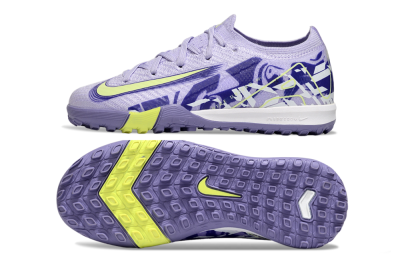 Kids Nike Air Zoom Mercurial Vapor 16 Elite TF Football Shoes - Purple/Yellow