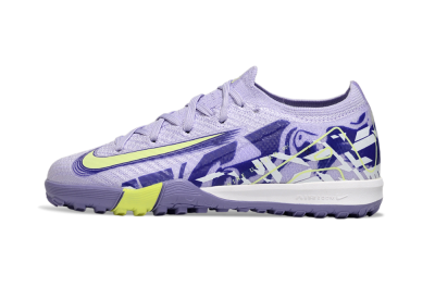 Kids Nike Air Zoom Mercurial Vapor 16 Elite TF Football Shoes - Purple/Yellow