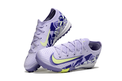 Kids Nike Air Zoom Mercurial Vapor 16 Elite TF Football Shoes - Purple/Yellow