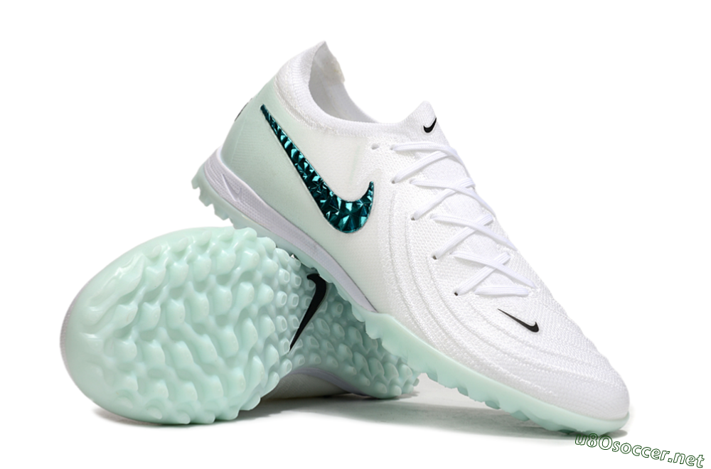 Unisex Nike Phantom GX 2 Elite TF Football Shoes - Beige/Green 3