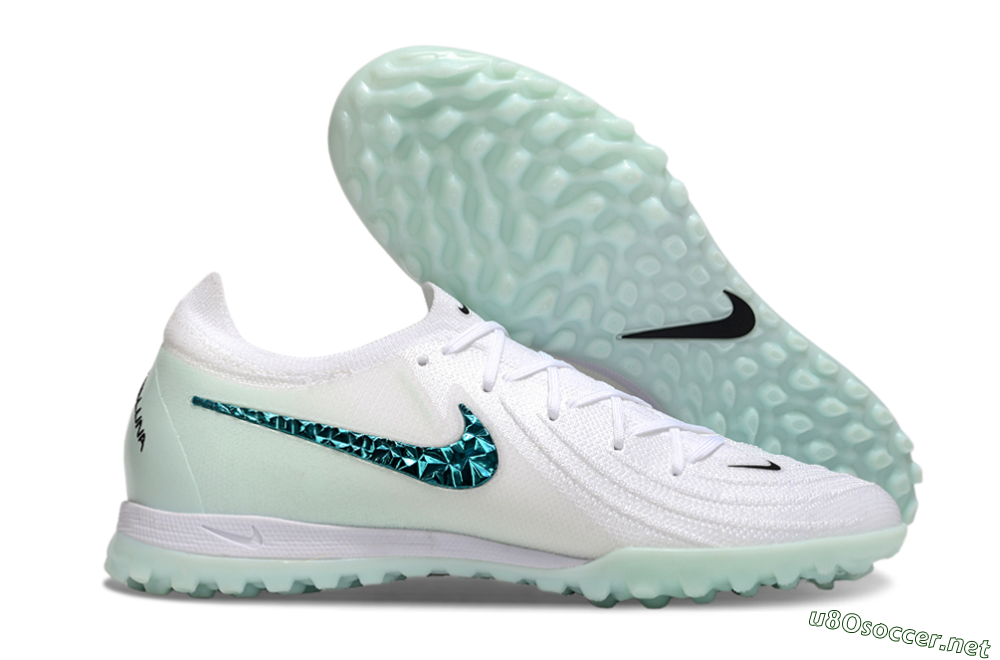 Unisex Nike Phantom GX 2 Elite TF Football Shoes - Beige/Green 2
