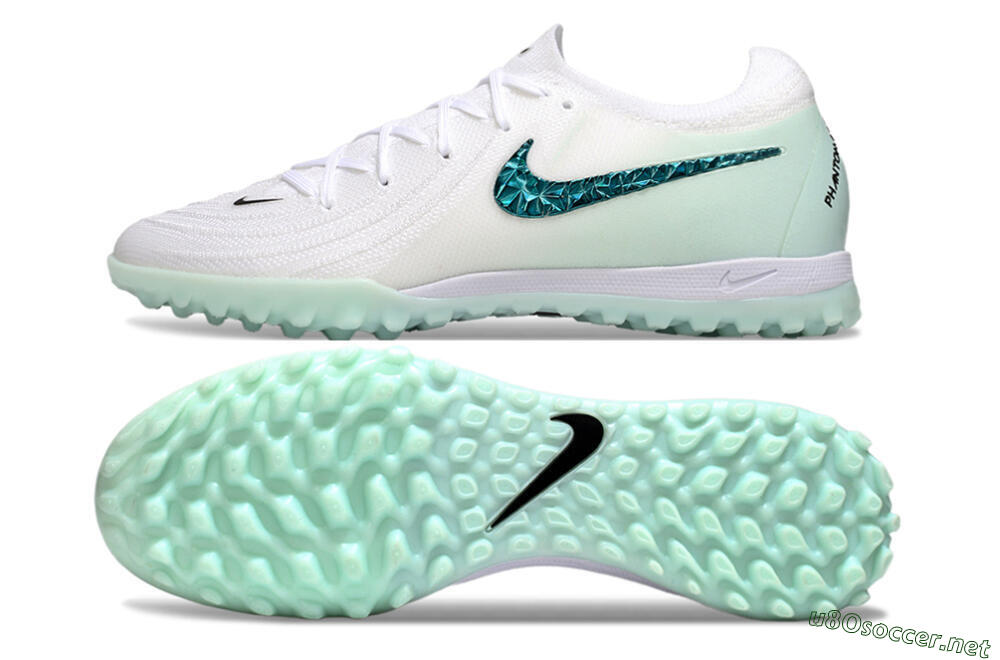 Unisex Nike Phantom GX 2 Elite TF Football Shoes - Beige/Green 1