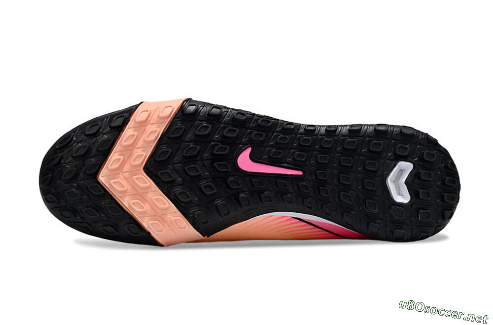 Unisex Nike Air Zoom Mercurial Vapor 16 Elite TF Football Shoes - Pink/Black/White 6