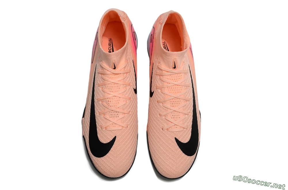 Unisex Nike Air Zoom Mercurial Superfly 10 Elite FG Football Boots - Pink/Black/Red 4