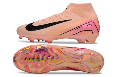Unisex Nike Air Zoom Mercurial Superfly 10 Elite FG Football Boots - Pink/Black/Red