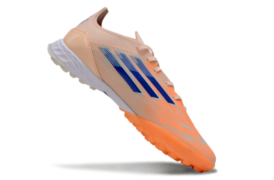 Men's Adidas F50 Elite TF Football Shoes - Orange/Blue/White