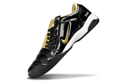 Men's Nike Total 90 III IC Football Shoes - Black/Gold