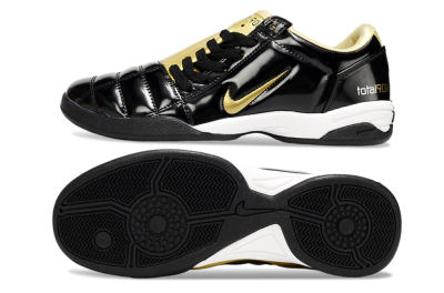 Men's Nike Total 90 III IC Football Shoes - Black/Gold
