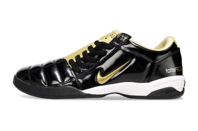 Men's Nike Total 90 III IC Football Shoes - Black/Gold