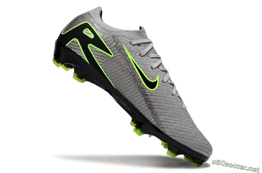 Men's Nike Air Zoom Mercurial Vapor 16 Elite FG Football Boots - Grey/Yellow/Black 5