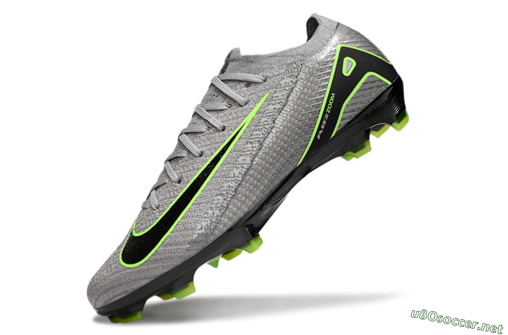 Men's Nike Air Zoom Mercurial Vapor 16 Elite FG Football Boots - Grey/Yellow/Black 6