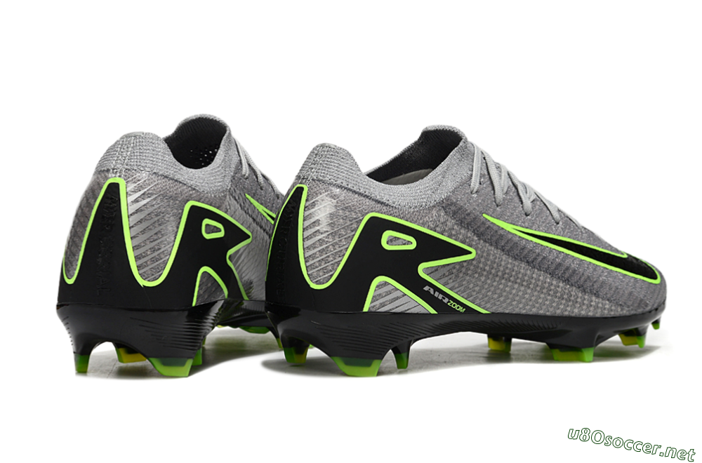 Men's Nike Air Zoom Mercurial Vapor 16 Elite FG Football Boots - Grey/Yellow/Black 7