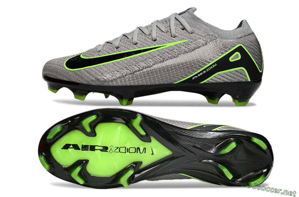 Men's Nike Air Zoom Mercurial Vapor 16 Elite FG Football Boots - Grey/Yellow/Black 1