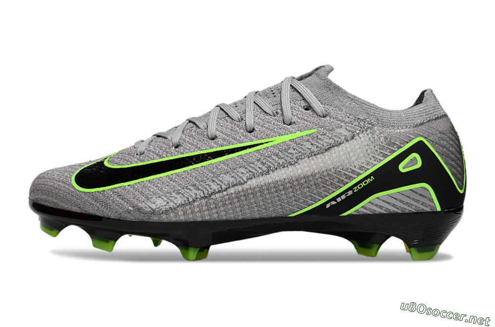 Men's Nike Air Zoom Mercurial Vapor 16 Elite FG Football Boots - Grey/Yellow/Black 0