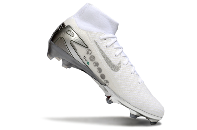 Unisex Nike Air Zoom Mercurial Superfly 10 Elite FG Football Boots - Beige/White/Silver