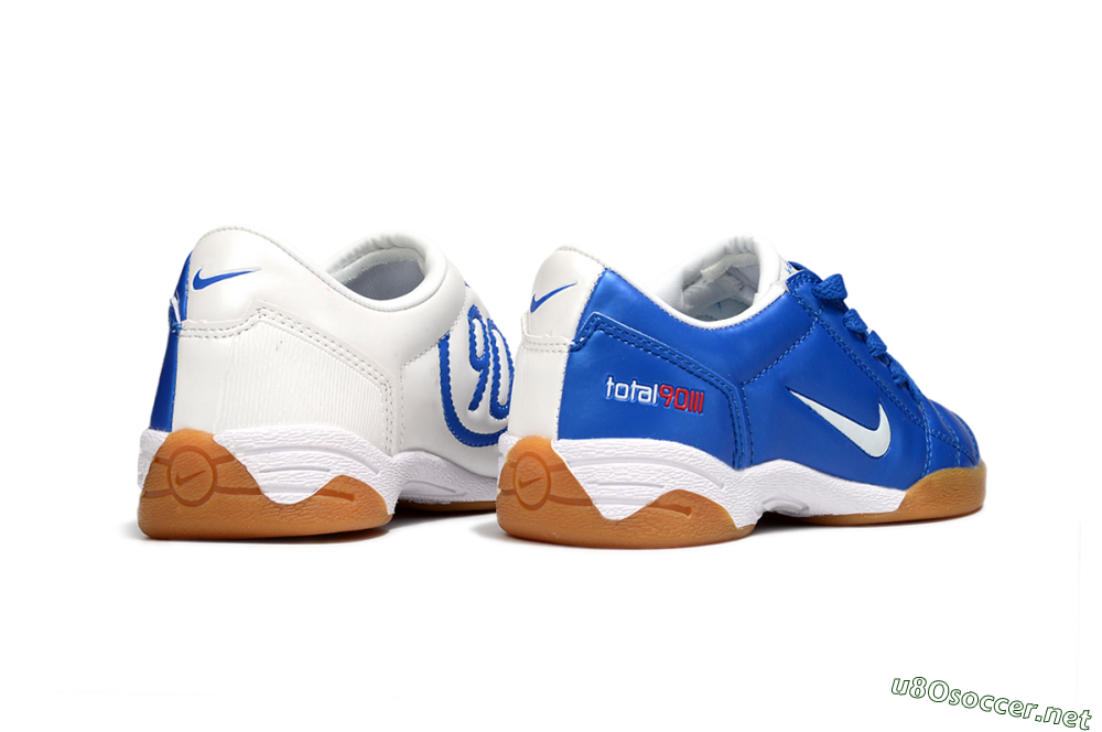 Kids Nike Total 90 III IC Football Shoes - Blue/White 6