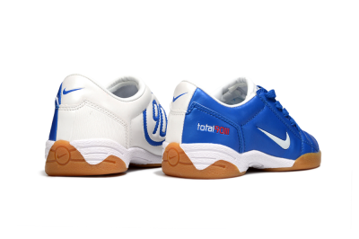 Kids Nike Total 90 III IC Football Shoes - Blue/White
