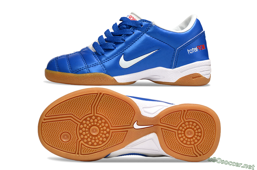 Kids Nike Total 90 III IC Football Shoes - Blue/White 1