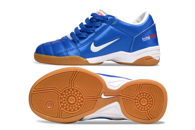 Kids Nike Total 90 III IC Football Shoes - Blue/White