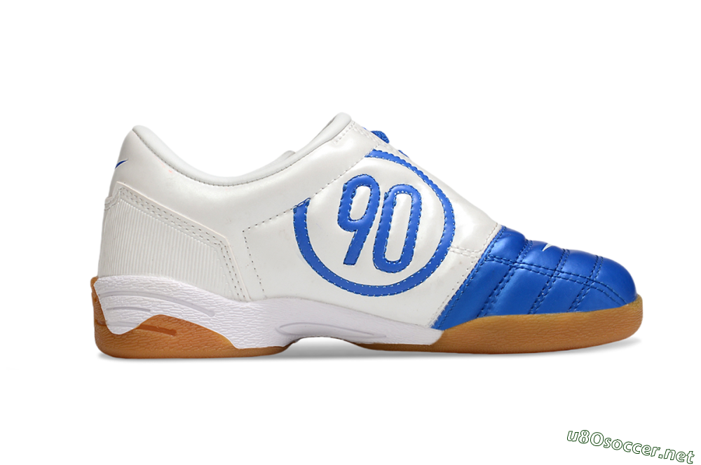 Kids Nike Total 90 III IC Football Shoes - Blue/White 7
