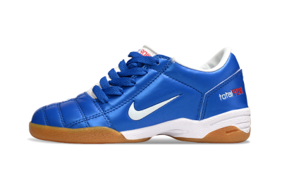 Kids Nike Total 90 III IC Football Shoes - Blue/White
