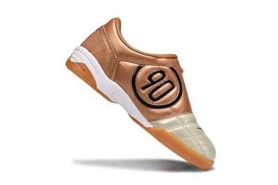 Kids Nike Total 90 III IC Football Shoes - Beige/Black/White