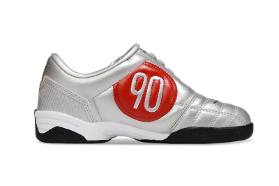 Kids Nike Total 90 III IC Football Shoes - Silver/Black/White