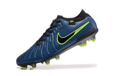 Men's Nike Tiempo Legend 10 Elite FG Football Boots - Blue/Black/Yellow