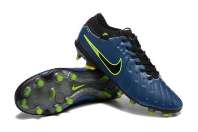 Men's Nike Tiempo Legend 10 Elite FG Football Boots - Blue/Black/Yellow