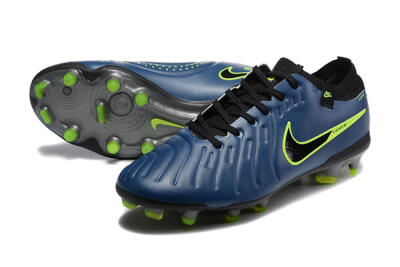 Men's Nike Tiempo Legend 10 Elite FG Football Boots - Blue/Black/Yellow