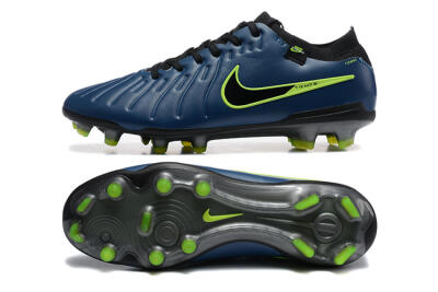 Men's Nike Tiempo Legend 10 Elite FG Football Boots - Blue/Black/Yellow