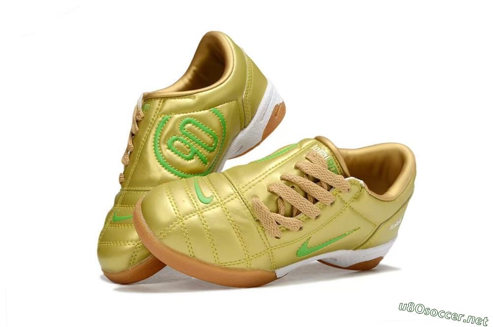 Kids Nike Total 90 III IC Football Shoes - Gold/Yellow/White 3