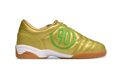 Kids Nike Total 90 III IC Football Shoes - Gold/Yellow/White