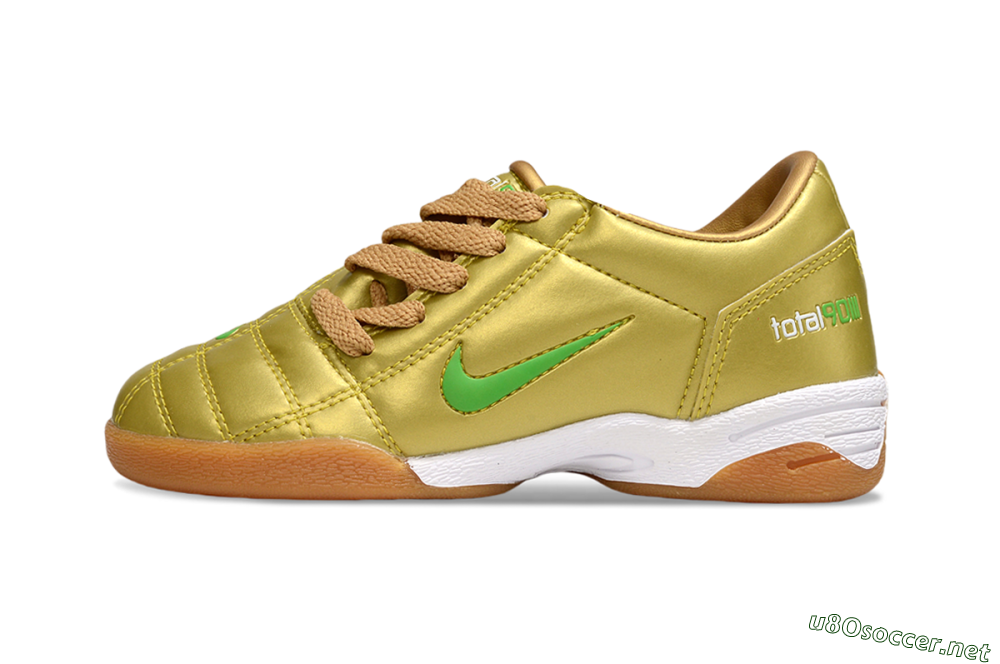 Kids Nike Total 90 III IC Football Shoes - Gold/Yellow/White 0