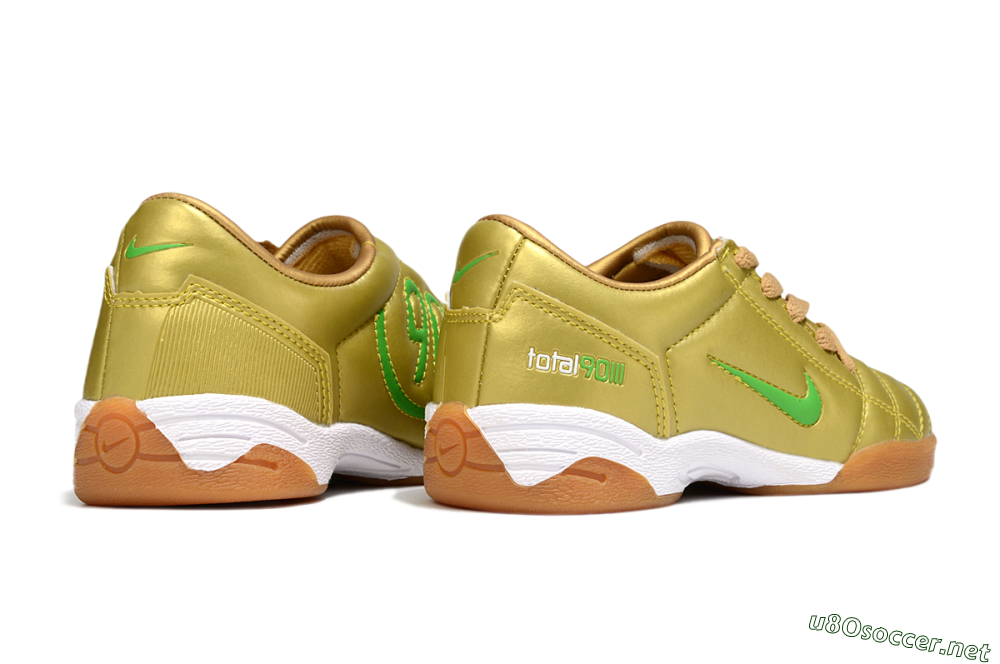 Kids Nike Total 90 III IC Football Shoes - Gold/Yellow/White 6