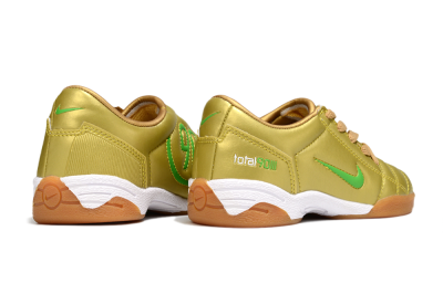 Kids Nike Total 90 III IC Football Shoes - Gold/Yellow/White