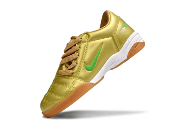Kids Nike Total 90 III IC Football Shoes - Gold/Yellow/White