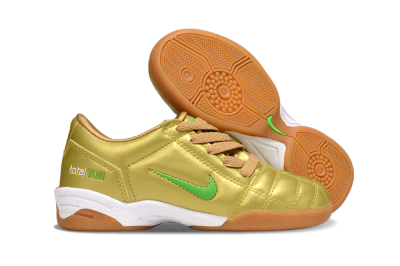 Kids Nike Total 90 III IC Football Shoes - Gold/Yellow/White