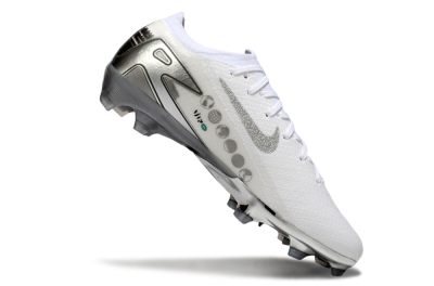 Unisex Nike Air Zoom Mercurial Vapor 16 Elite FG Football Boots - White/Silver/Grey