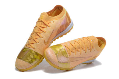 Men's Nike Air Zoom Mercurial Vapor 16 Elite TF Football Shoes - Yellow/Gold/White