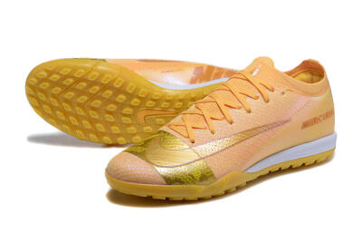 Men's Nike Air Zoom Mercurial Vapor 16 Elite TF Football Shoes - Yellow/Gold/White