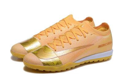 Men's Nike Air Zoom Mercurial Vapor 16 Elite TF Football Shoes - Yellow/Gold/White