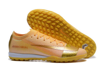 Men's Nike Air Zoom Mercurial Vapor 16 Elite TF Football Shoes - Yellow/Gold/White