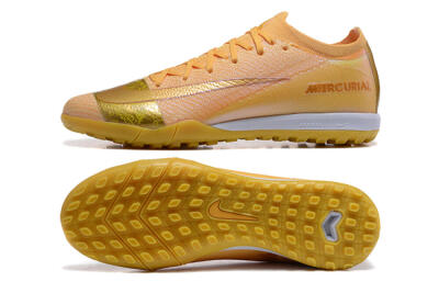 Men's Nike Air Zoom Mercurial Vapor 16 Elite TF Football Shoes - Yellow/Gold/White