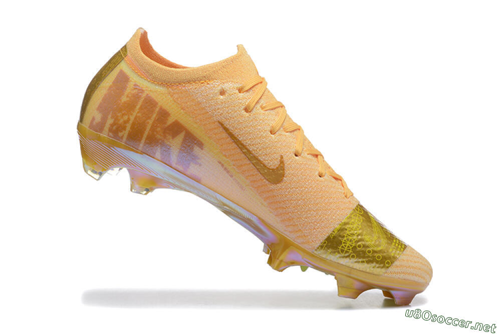 Men's Nike Air Zoom Mercurial Vapor 16 Elite FG Football Boots - Yellow/Gold/White 7