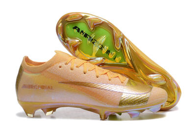 Men's Nike Air Zoom Mercurial Vapor 16 Elite FG Football Boots - Yellow/Gold/White