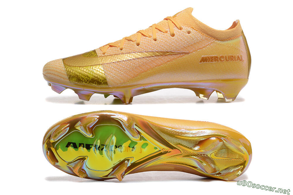 Men's Nike Air Zoom Mercurial Vapor 16 Elite FG Football Boots - Yellow/Gold/White 1