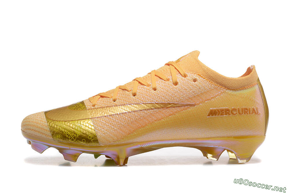 Men's Nike Air Zoom Mercurial Vapor 16 Elite FG Football Boots - Yellow/Gold/White 0