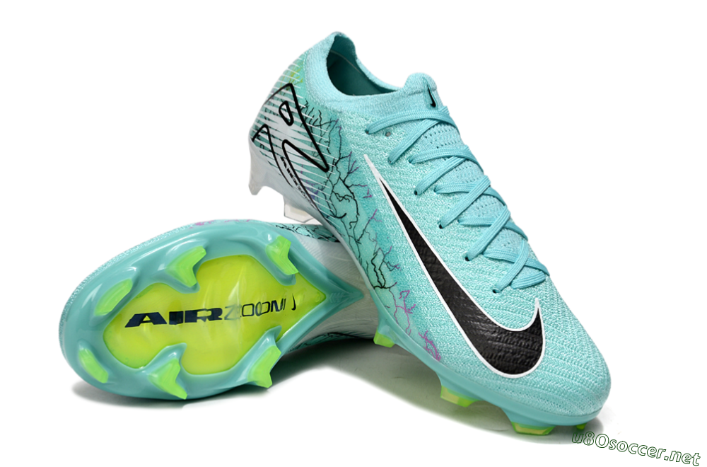Men's Nike Air Zoom Mercurial Vapor 16 Elite FG Football Boots - Blue/White/Black 4