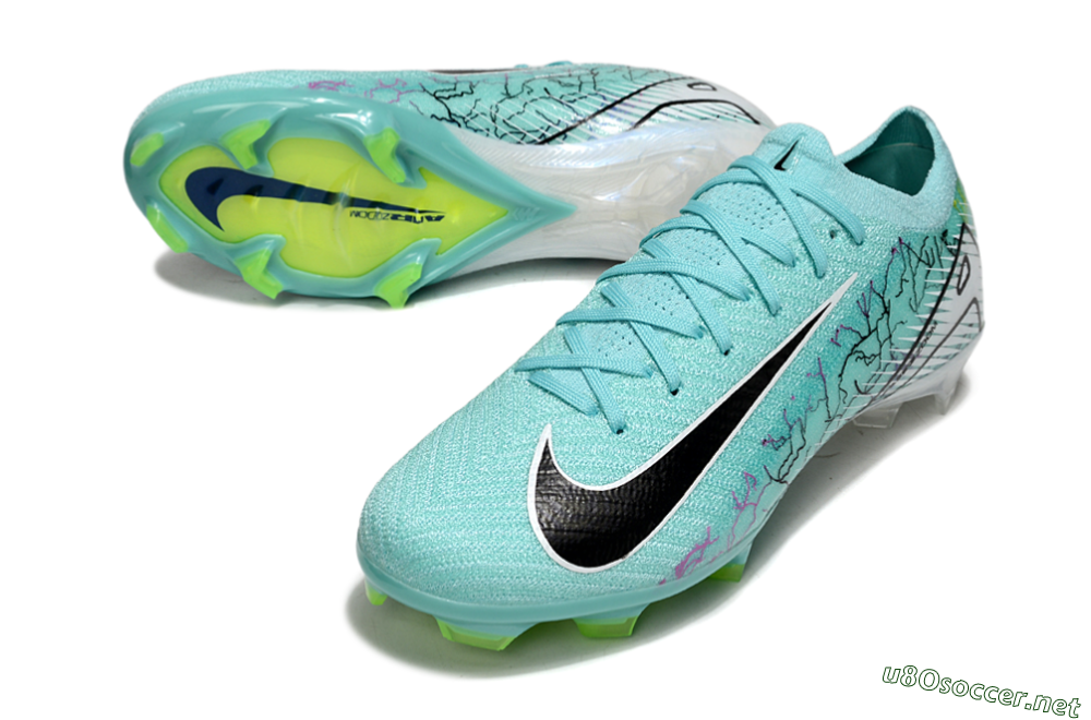 Men's Nike Air Zoom Mercurial Vapor 16 Elite FG Football Boots - Blue/White/Black 3